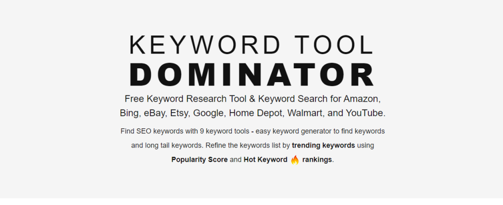 Keyword Tool Dominator - Uncover Long-tail Keywords