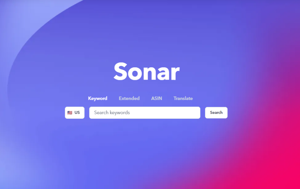  Sonar By Sellics - An Affordable Keyword Tool